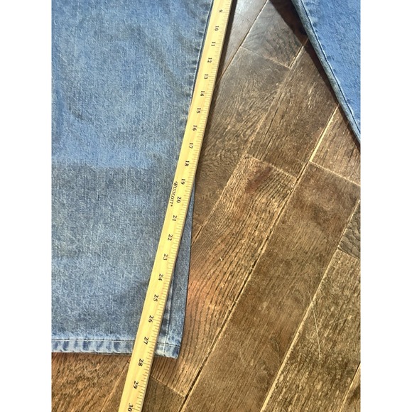 Lee Jeans Women Plus Size 22W Petite Relaxed Fit Straight Leg Denim - Picture 2 of 6